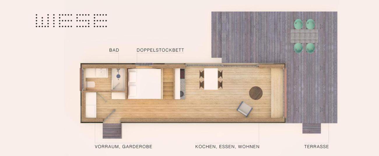 Die Klingerei - Tiny House Wiese Villa เซวาลเคิน ภายนอก รูปภาพ