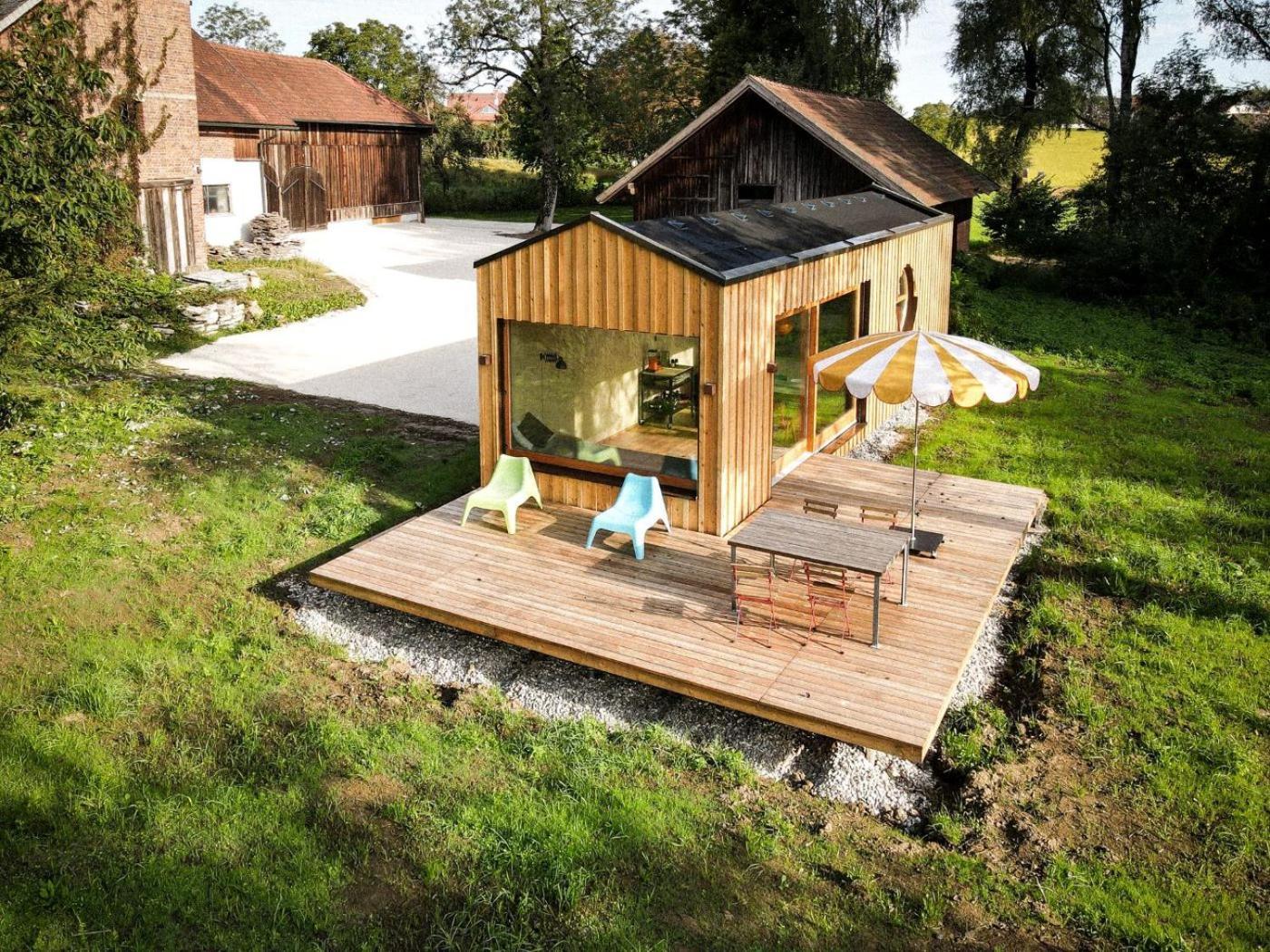 Die Klingerei - Tiny House Wiese Villa เซวาลเคิน ภายนอก รูปภาพ